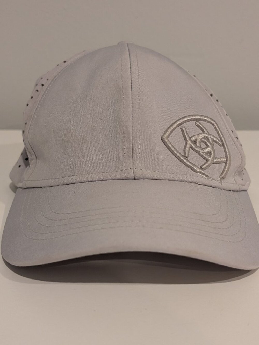 Ariat Tri Factor Grey Baseball Cap